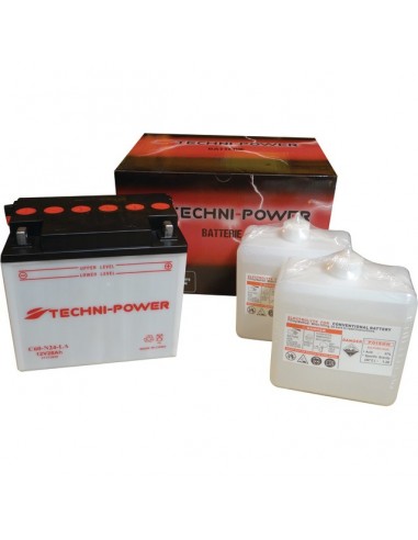 BATTERIE TYPE C60-N24L-A + A DROITE AVEC PACK ACIDE