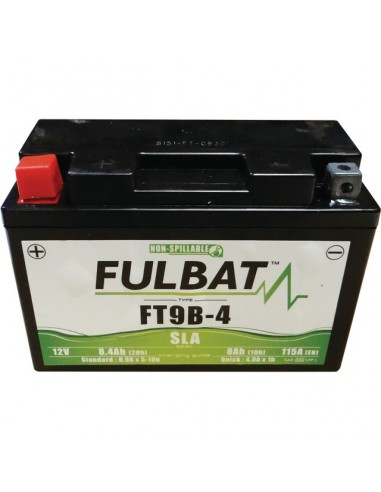 BATTERIE GEL TYPE GT9B-4 + A GAUCHE