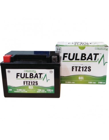 BATTERIE GEL TYPE YTZ12S + A GAUCHE