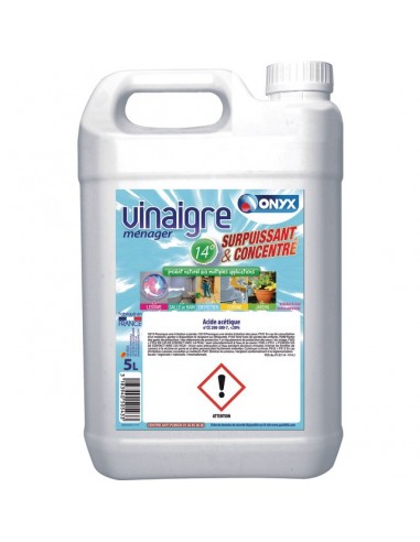 VINAIGRE 14° CONCENTRE BIDON DE 5 LITRES