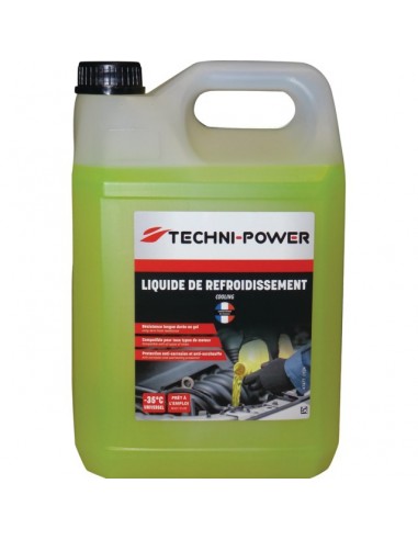 LIQUIDE REFROIDISSEMENT UNIVERSEL -35°C BIDON 5L TECHNI-POWER
