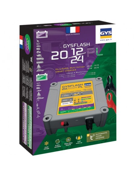 CHARGEUR DE BATTERIE FLASH 20.12/24 PL