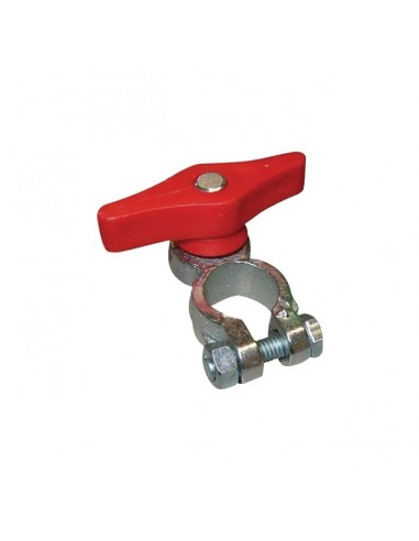 COSSE DE BATTERIE + ROUGE M8 LAITON AVEC ECROU PAPILLON