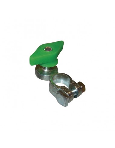 COSSE DE BATTERIE - VERTE M10 LAITON AVEC ECROU PAPILLON