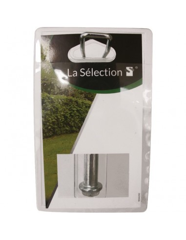 AXE DE ROUE Ø12MM LONGUEUR 37MM AVEC ECROU