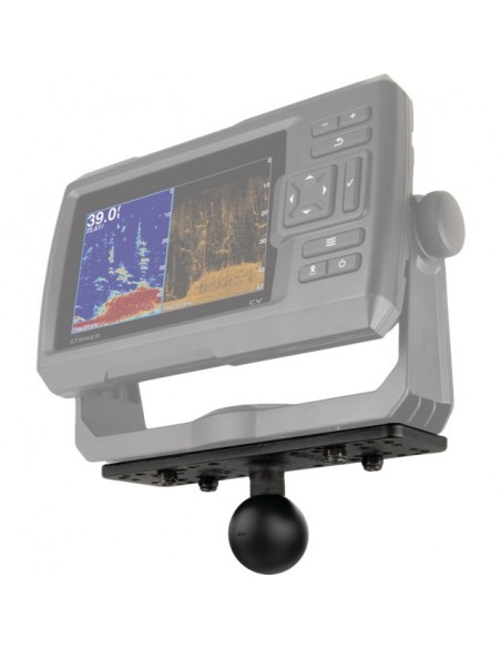 BASE RECTANGULAIRE PLATE PREPERCE 15,87X5,08CM AVEC BOULE C