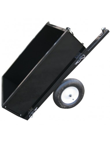 REMORQUE DE JARDIN BASCULANTE CAISSE ACIER PEINTE 250KG