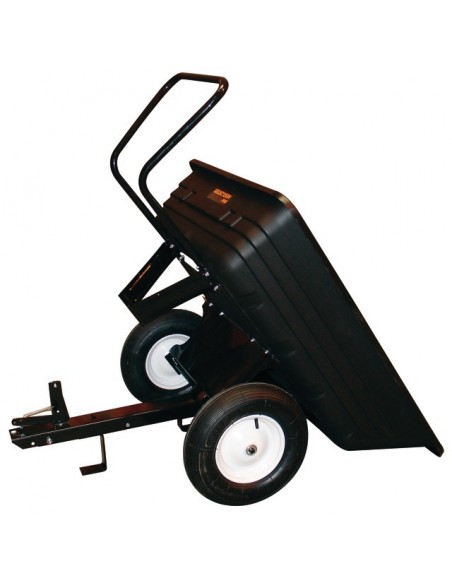 REMORQUE DE JARDIN BASCULANTE CAISSE POLYETHYLENE 250KG
