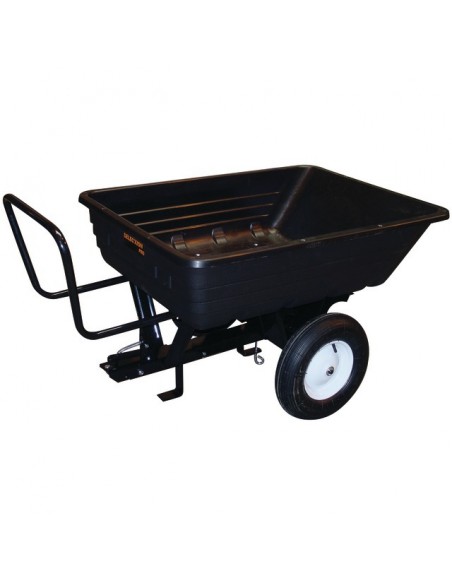 REMORQUE DE JARDIN BASCULANTE CAISSE POLYETHYLENE 250KG