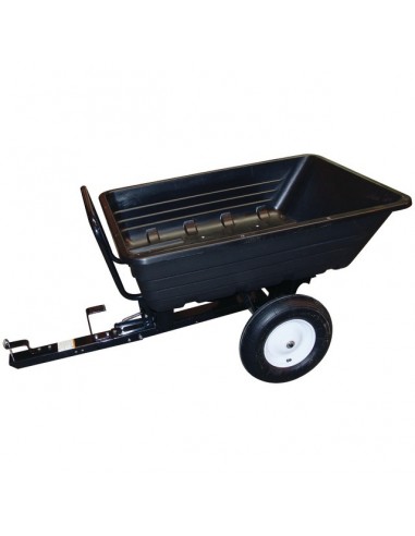 REMORQUE DE JARDIN BASCULANTE CAISSE POLYETHYLENE 250KG