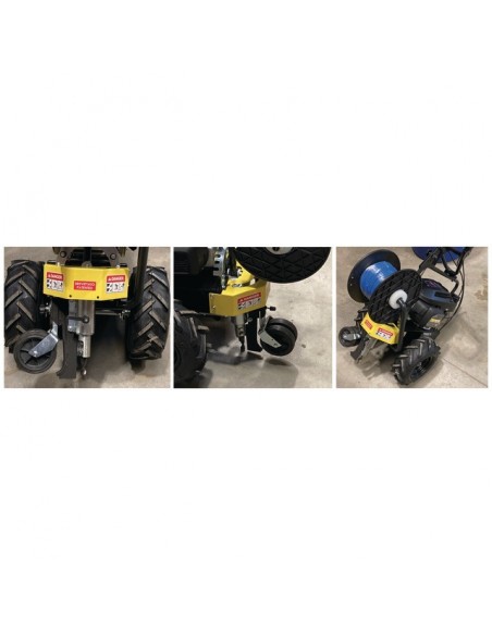 ENFOUISSEUSE DE CABLE PERIMETRIQUE DE ROBOT DE TONTE EQUIPEE OSVAN