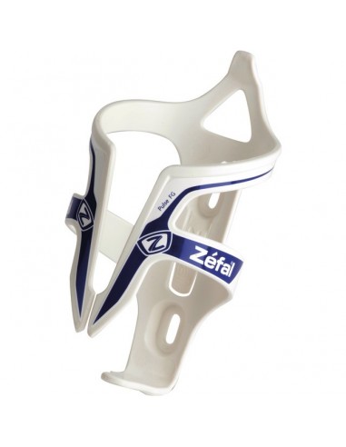 PORTE BIDON FIBER GLASS BLANC MARQUAGE BLEU 40G