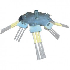 TETE METALLIQUE 8 BLOCS POUR KIT ENSEMBLE DE BROSSES 18060 POUR RIDER