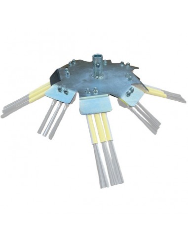 TETE METALLIQUE 8 BLOCS POUR KIT ENSEMBLE DE BROSSES 18060 POUR RIDER