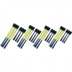 KIT DE 8 ENSEMBLES DE BROSSES ACIER POUR RIDER