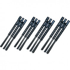 KIT DE 4 ENSEMBLES DE 3 BROSSES EN ACIER POUR TOUS MODELES