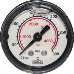 MANOMETRE 40 MM 300 BAR ARRIERE 1/8 1816010400