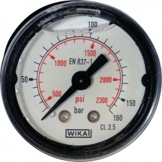MANOMETRE 40 MM 160 BAR ARRIERE 1/8 KA3000 1816010100