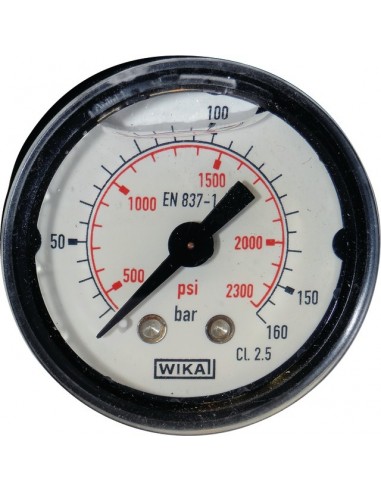 MANOMETRE 40 MM 160 BAR ARRIERE 1/8 KA3000 1816010100