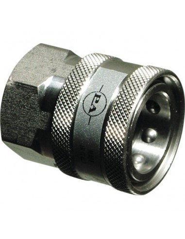 RACCORD RAPIDE A BILLE INOX 200 BAR FEMELLE 3/8 FEMELLE