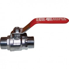 VANNE 1/4 TOUR CHAUFFAGE MALE - MALE 3/4 20X27