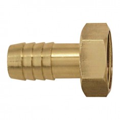 EMBOUT FEMELLE TETE HEXAGONALE LAITON 15X21 TUYAU 15