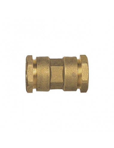 JONCTION LAITON TUYAU 25  MM A SERRAGE EXTERIEUR