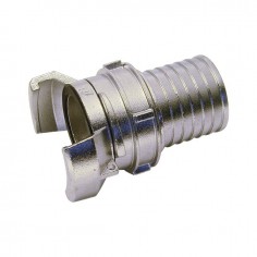 DEMI RACCORD CANNELE AVEC VERROU TUYAU 100 TYPE D100