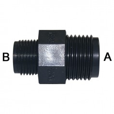 MAMELON DOUBLE REDUIT FILETE M/M 11/2x11/4 2