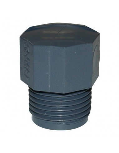 BOUCHON FILETE MALE 3/4