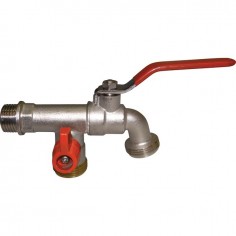 ROBINET JARDIN 1/4 TOUR ENTRE 15X21 SORTIE 3/4 20X27