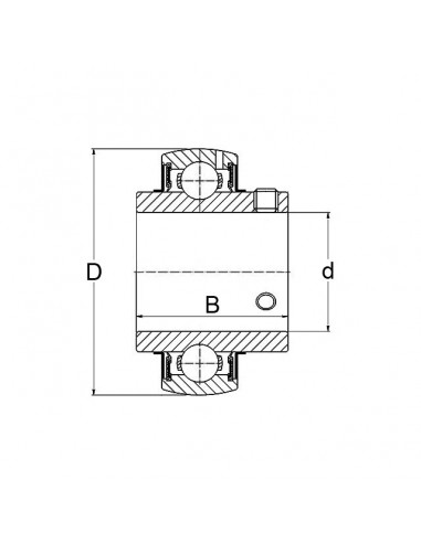 ROULEMENT DE PALIER SERRAGE A VIS UC205