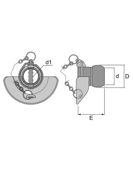 ROTULE AVEC CONE DE GUIDAGE CATEGORIE 2 28X56 BLISTER