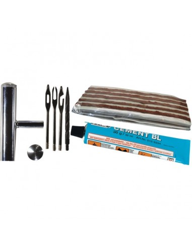 TRESSES LONGUES SEALFIX + ACCESSOIRES REPARATION PNEU BLISTER DE 5