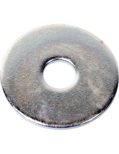 RONDELLE PLATE EXTRA LARGE POUR VIS 6MM ZINGUE BLISTER DE 50