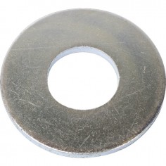 RONDELLE PLATE LARGE MOYEN POUR VIS 6MM ZINGUE BLISTER DE 20