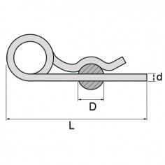 GOUPILLE BETA 4 MM DOUBLE SPIRE BLISTER DE 10 2