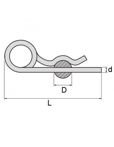 GOUPILLE BETA 4 MM DOUBLE SPIRE BLISTER DE 10