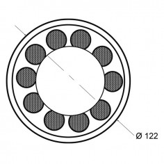 FEU ROND 3 FONCTIONS 122X61 EA45 10/30V 24 LED 2