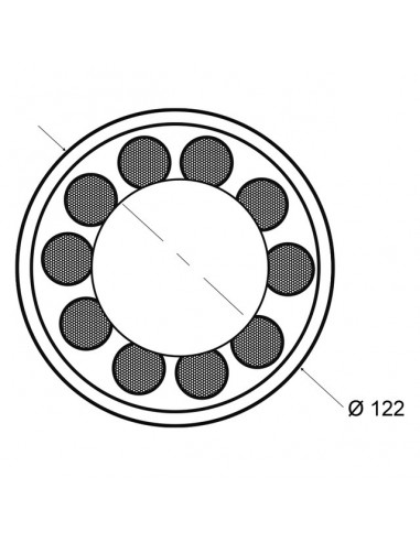 FEU ROND 3 FONCTIONS 122X61 EA45 10/30V 24 LED