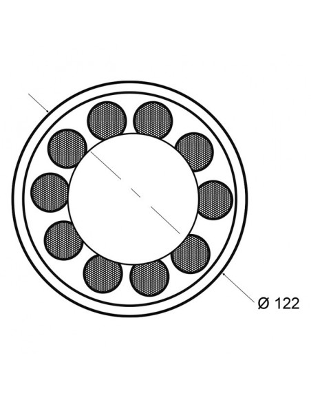 FEU ROND 3 FONCTIONS 122X61 EA45 10/30V 24 LED