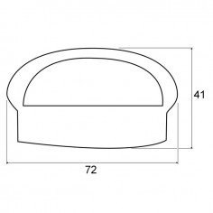 ECLAIREUR DE PLAQUE EA70 12/24V NOIR LED (BOX) 2