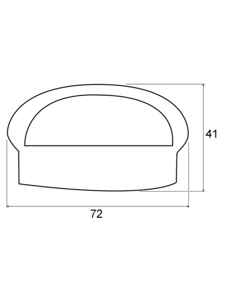 ECLAIREUR DE PLAQUE EA70 12/24V NOIR LED (BOX)