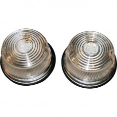 FEU DE POSITION ROND ANTERIEUR Ø 75 MM BLANC BLISTER