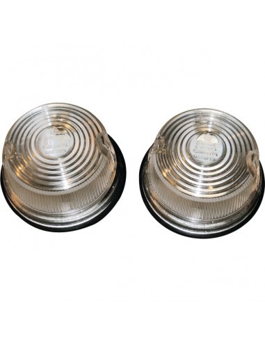 FEU DE POSITION ROND ANTERIEUR Ø 75 MM BLANC BLISTER