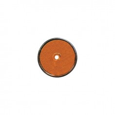 CATADIOPTRE ROND 60MM AVEC PERCAGE ORANGE BLISTER DE 2