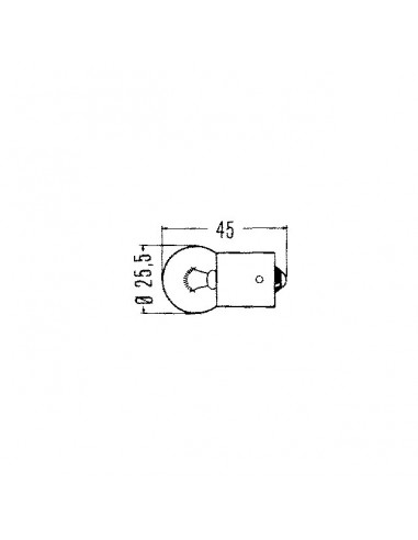 AMPOULE FEUX 12V 21W STOP OU CLIG (BOX DE 2)