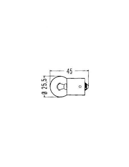 AMPOULE FEUX 12V 21W STOP OU CLIG (BOX DE 2)