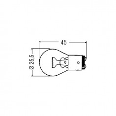 AMPOULE FEU 12V 21/5W STOP+CLIG  (BOX 2) 2