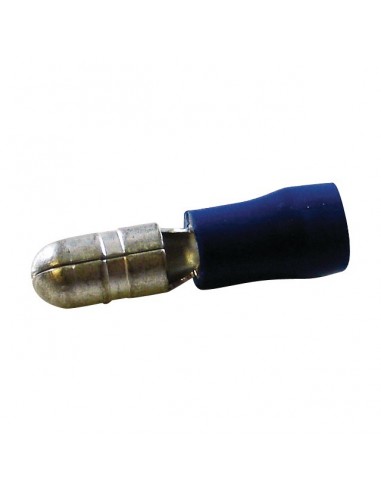 COSSE RONDE MALE BLEU 4MM BLISTER DE 20